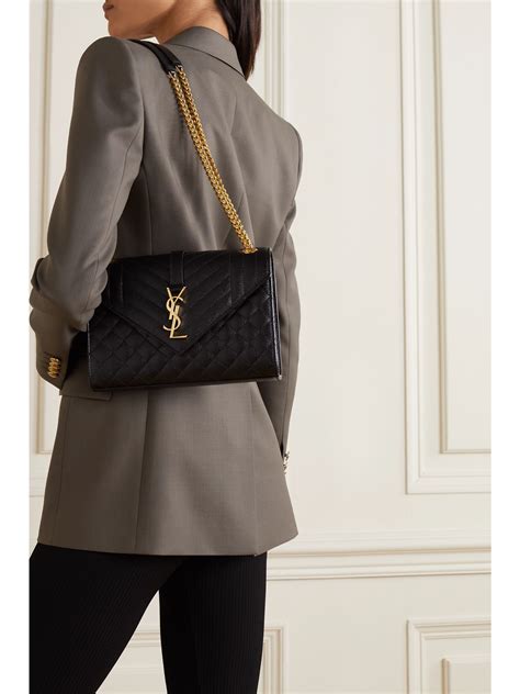 YSL Envelope Bag Wear 